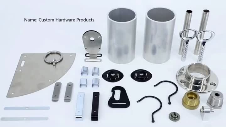 Servicio personalizado Precisión Pequeño Plástico Aluminio Plástico Acero Metal Torno Fresado Cnc Mecanizado Pulido Parts.mp4