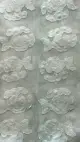 Polyester lưới thêu laser cho váy phụ nữ