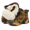 Cold-Proof Cashmere Wool Men's Snow Boots: Thickened, Casual, Camouflage, and Waterproof1