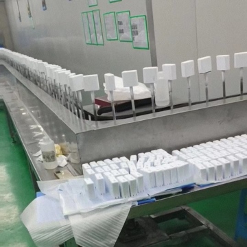 Ground rail automatic painting line