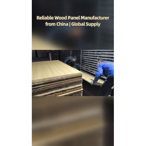 Suministro de muestras de preventa de paneles de madera para ayudar a los clientes a confirmar la textura y el rendimiento