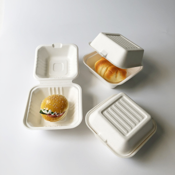 bagasse burger box B003+004+005