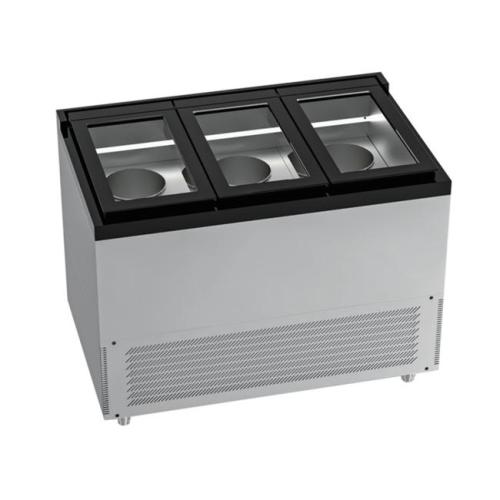 شركة Zhejiang Captain Kitchen Equipment Co., Ltd تطلق مبرد عرض الآيس كريم الجديد القابل للطي لشركات خدمات الأغذية