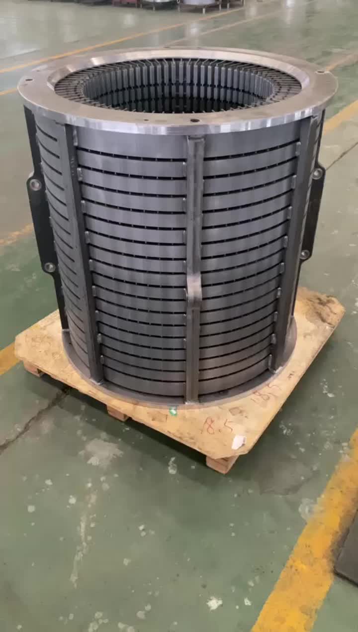 Stator core welding