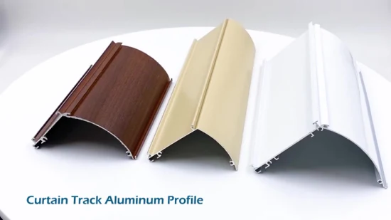 Powder Coating Ghana Curtain Track Zebra Blind Part Roller Blind Component Extrusion Aluminum Profile1