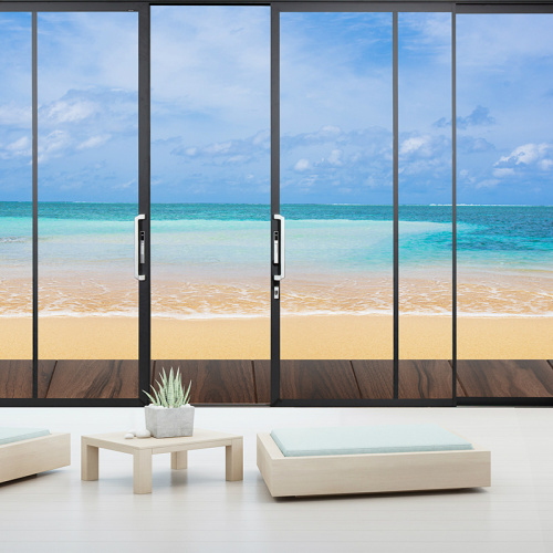Design and Practicality of Golden Flower Aluminium Sliding Doors