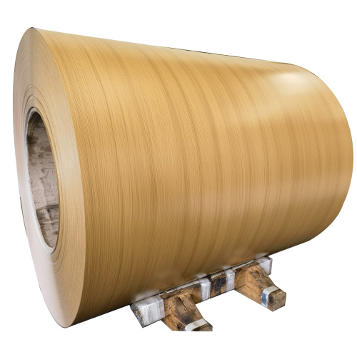 wooden pattern steel coil