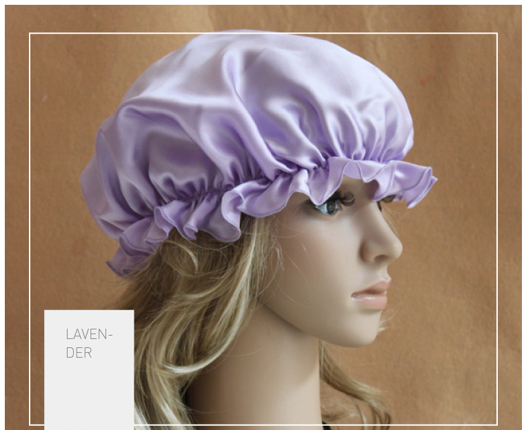 black Recyclable Silk Bonnet black Recyclable Silk Bonnet