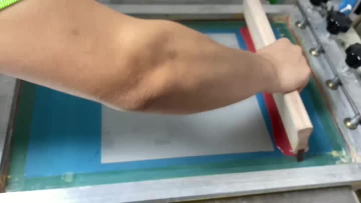 গ্লাসে জল ভিত্তিক কালি স্ক্রিন প্রিন্টিং