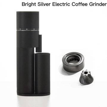 Factory wholesale household light black stainless steel aluminum electric coffee grinder for coffee beans1