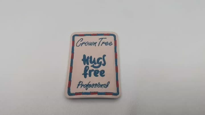 Nášivka s koženou nebo PU výšivkou