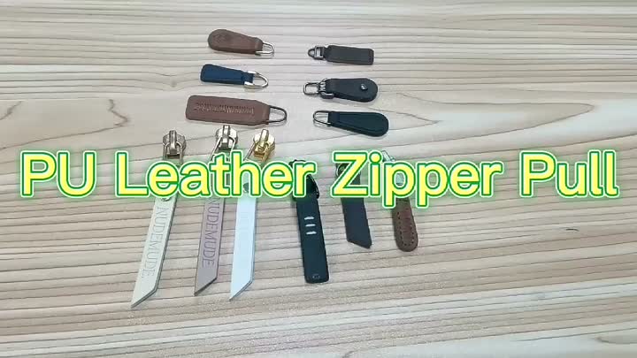 Puler zipper lledr PU