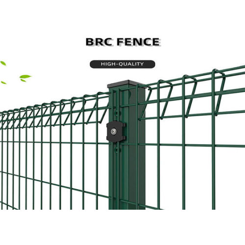 New Design Garden Decoration BRC Fence Painel Galvanized Roll Top BRC Fence