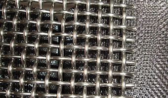 stainless steel crimped woven wire mesh