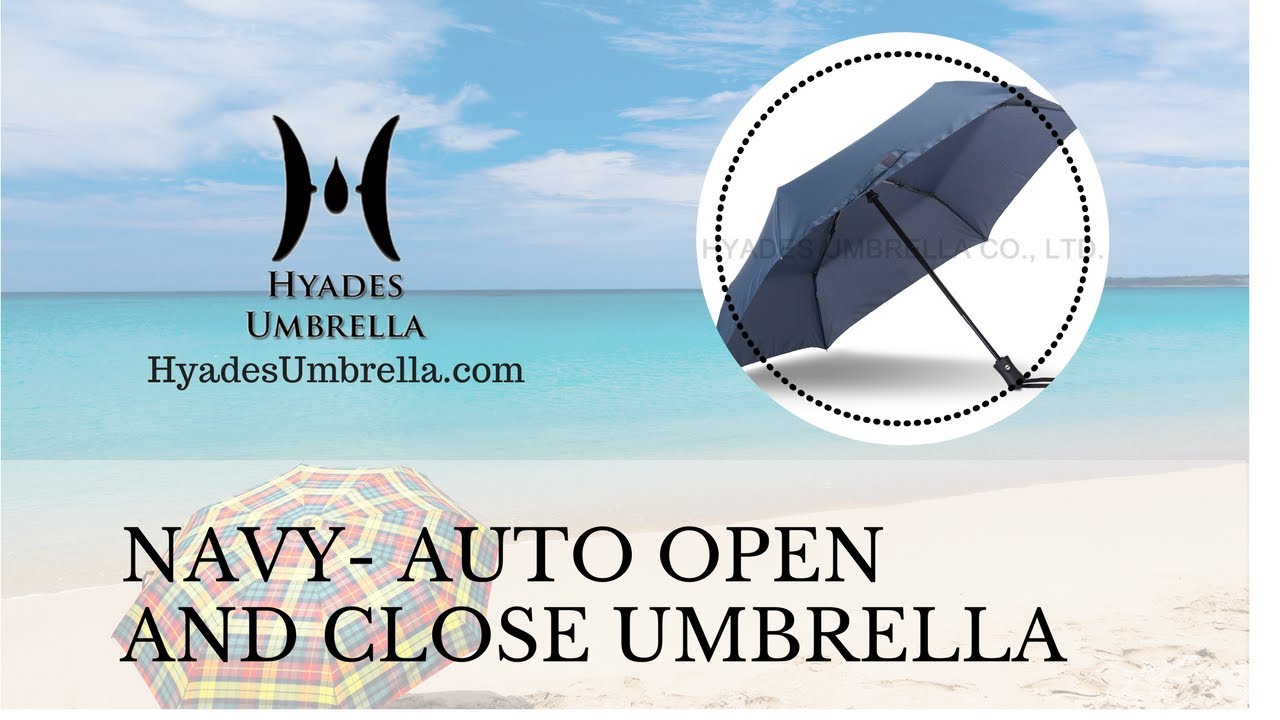 Awesome Deals of Wind Resistant Navy 3 Folding Umbrella