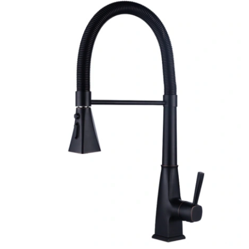 Fashion Long Neck Black Pull Down Kitchen Faucet: A New Favorite in Kitchen Water Faucet Industry