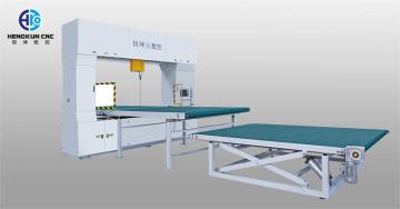 CNC VERTICAL REVOVLING BLADE FOAM CUTTING MACHINE