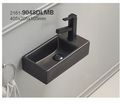 Customized Small Size Rectangle Wall Hung Bathroom Ceramic Sink Hand Wash Basin1