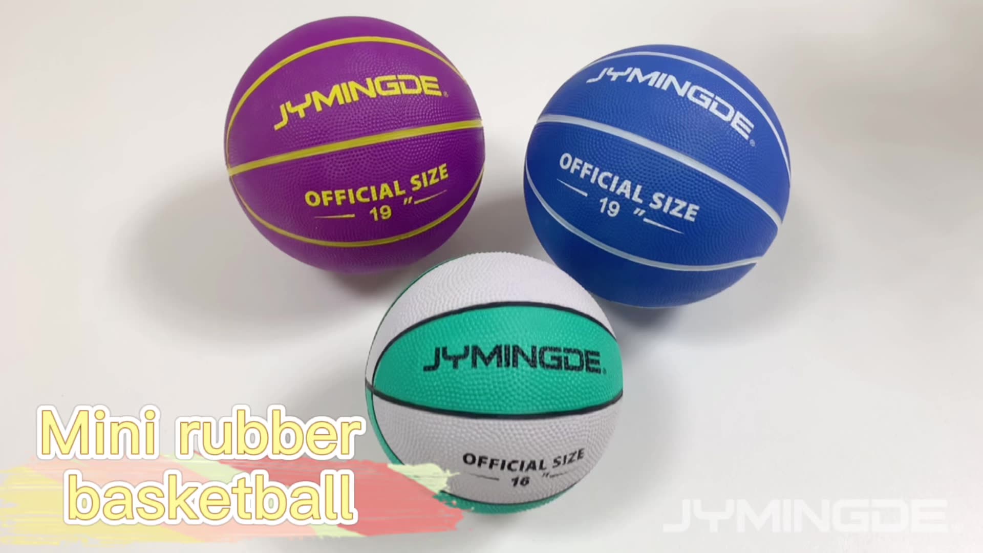 Производство пропущено CE/SEDEX/BSCI Оптовая логотип Mini Basketball Basketballs1