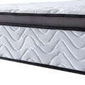 Matelas à ressort Bonnell de couleur blanche 10 pouces d'épaisseur Euro Top de design matelas haute densité Foulage1