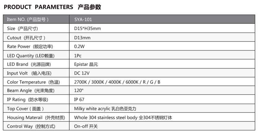 Stainless Steel LED Deck Light