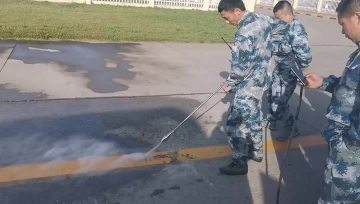DJ500QX flusher ground marking