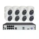 Rangkaian 2MP Sistem Kamera CCTV Keselamatan Tanpa Wayar Rangkaian