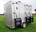 Luxury Portable Bathroom Trailers: Customized Modern Outdoor Toilets with 1200kg Capacity1