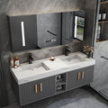 Modern Bathroom Vanity Set with LED Mirror1
