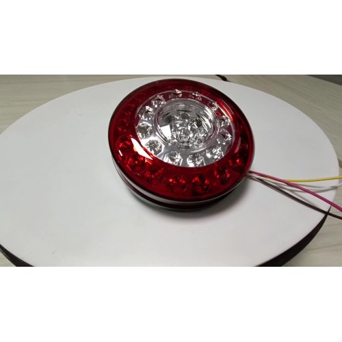 100% Waterproof Round OD 12CM LED tail light for truck  lorry trailer universal LED tail lamp1