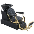 Wholesale Gold and Black Salon Shampoo Chair for Hair Washing1