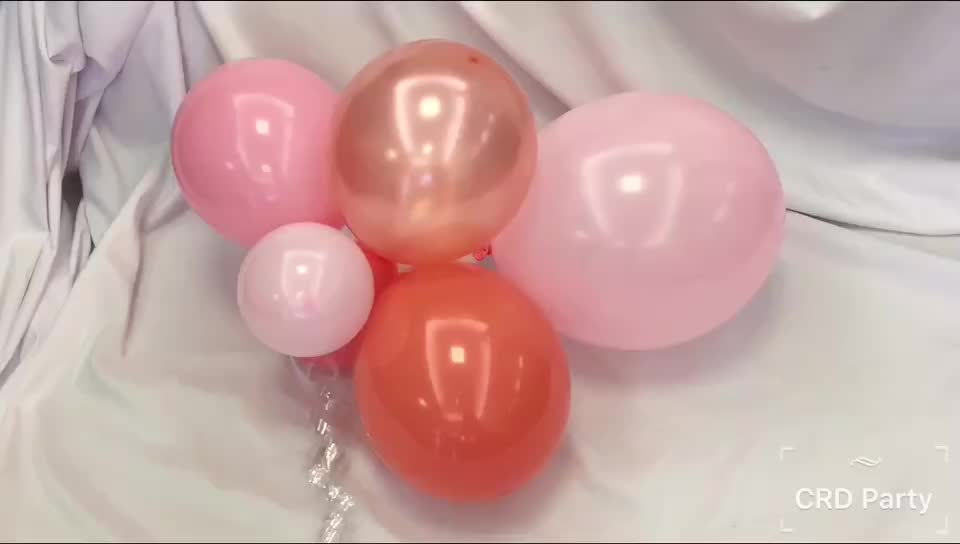 Nuevos globos de látex coloridos al por mayor globos de cumpleaños metálicos mmanufaturer1