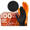 High Quality Affordable 8mil 10mil 12mil Anti-Cut Nitrile Gloves with Diamond Texture1