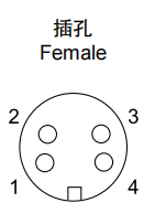 SVLEC 7/8 '' Conector redondo REDEL HEMBLE 4 POLO 4 POLE