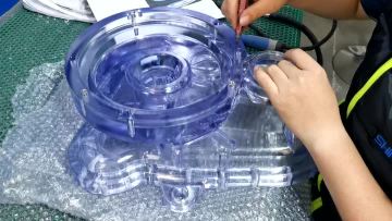 transparent shell deburring