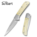Handmade Aus-8 D2 Stainless Steel Bone Handle Pocket Folding Knife Gift1