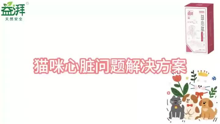 Suplementos para el sistema cardíaco para mascotas gato