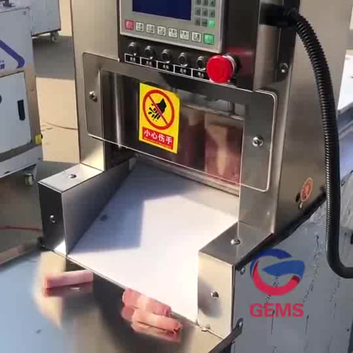 Meat Roll Slicer Cutter Machine.mp4