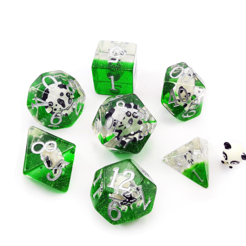 Taille jumbo Panda Dice Set