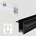 Black & White Recessed Aluminum Commercial Track Lighting System1