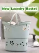 Canasta de lavandería colgante, cesta de lavandería de caña, cesta de lavandería moderna