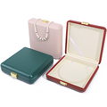 Luxus Leder Schmuck Verpackung Ringkasten Schmuck Display Halskette benutzerdefinierte Samtverpackung Großhandel Set Pearl Jewelry Box1