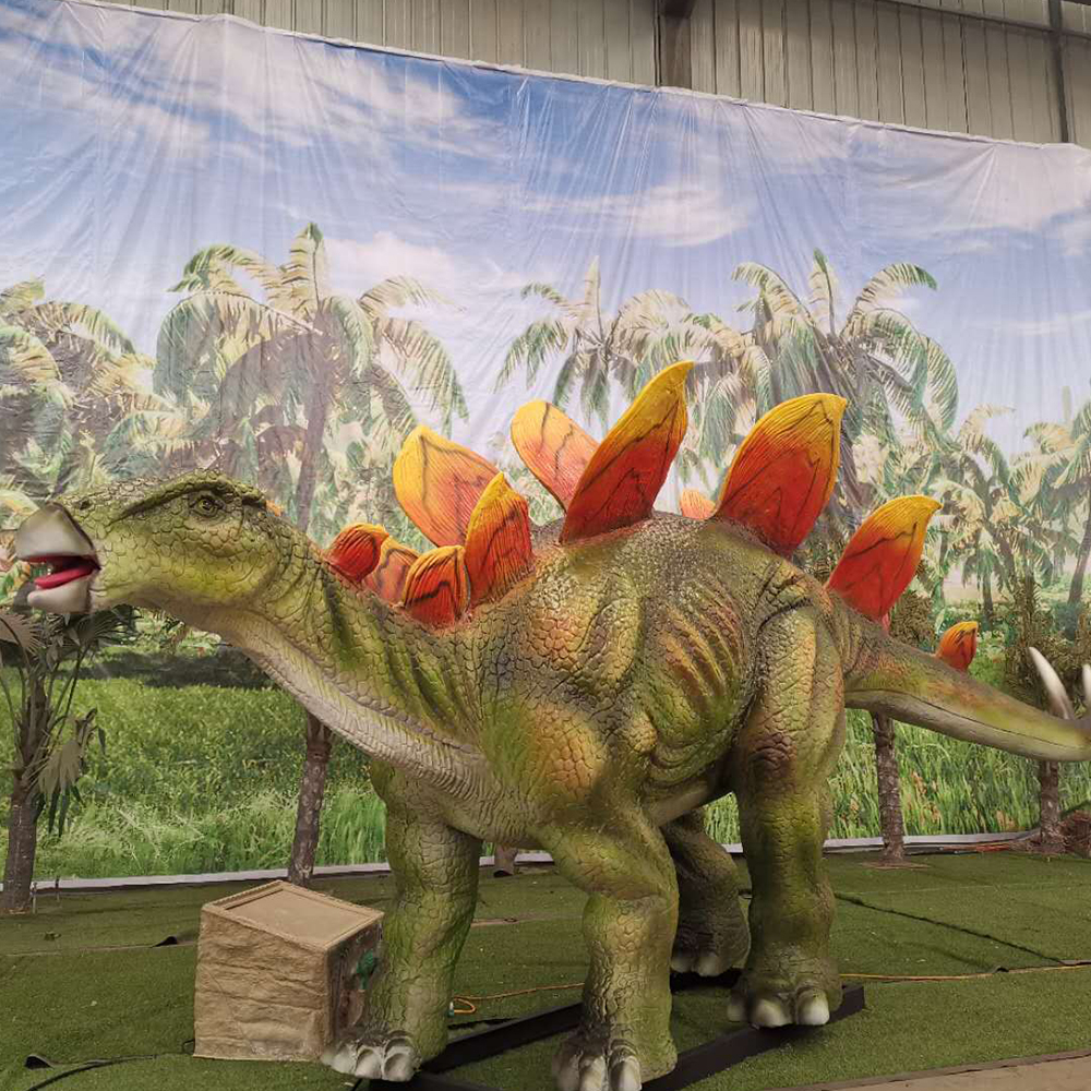 animatronic stegosaurus real