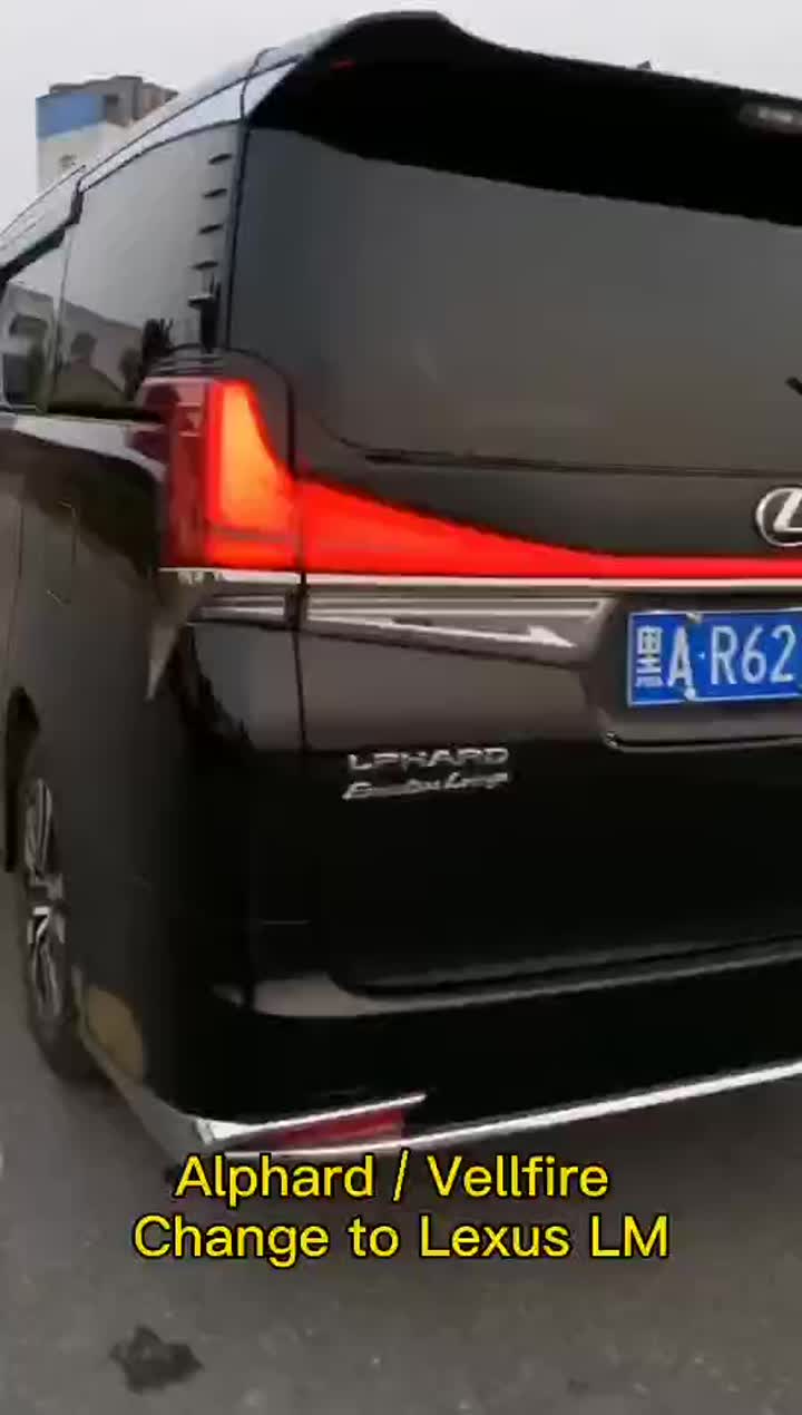 Alphard Changement à Lexus LM Kit Taillights