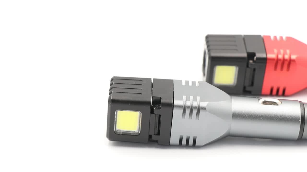 2020 Nouveau arrivée USB LED rechargeable LED lampe de poche rechargeable COB Bute-in Bute-in Batter