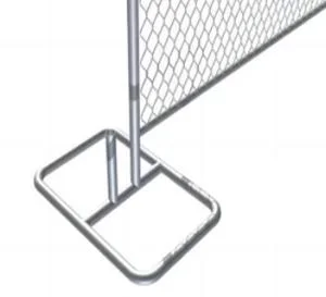 American Standard Portable Construction Cerca de alta qualidade Galvanizada 6x12 Link para painéis de cerca temporários