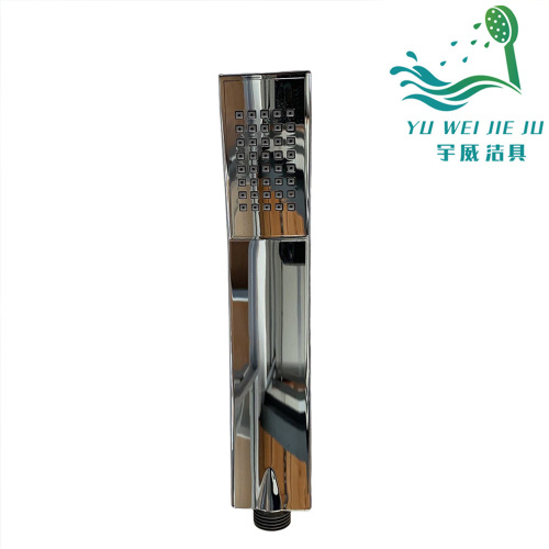 Yuwei Bathroom Hardware ofrece cabezal de ducha de mano cromado cuadrado OEM ODM y accesorios completos para ducha de baño