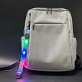 High Visibility LED Safety Backpack with Glowing Pendant and Reflective Strips1