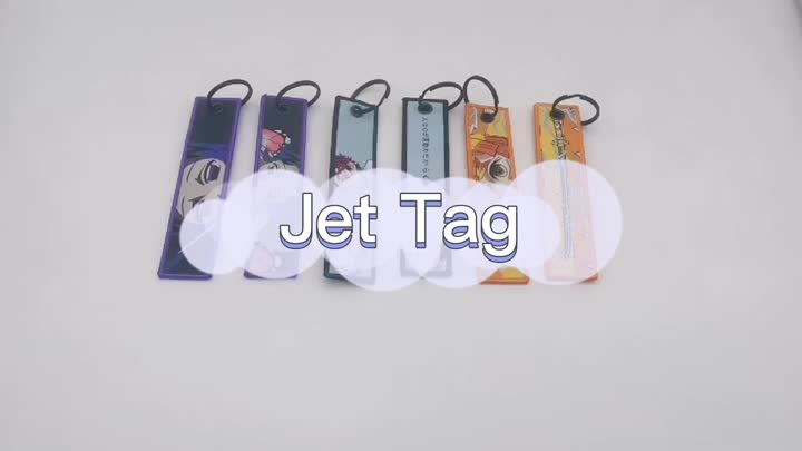 Keychain tag jet