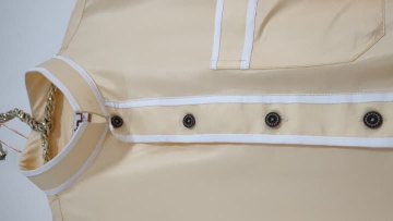 Hight Quality Cream Muslim dress